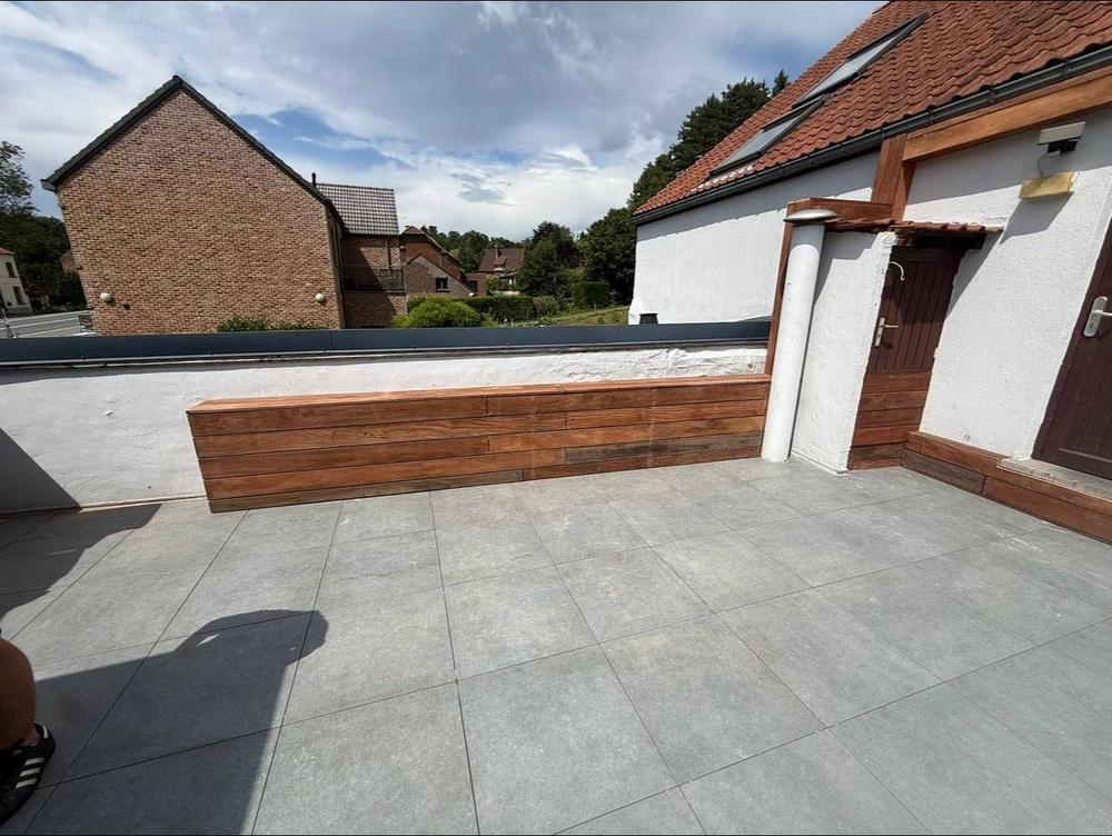 Terrasse terminée, vue globale
